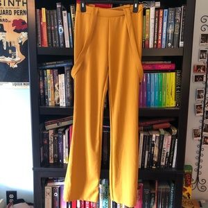 Mustard Yellow Suspenders